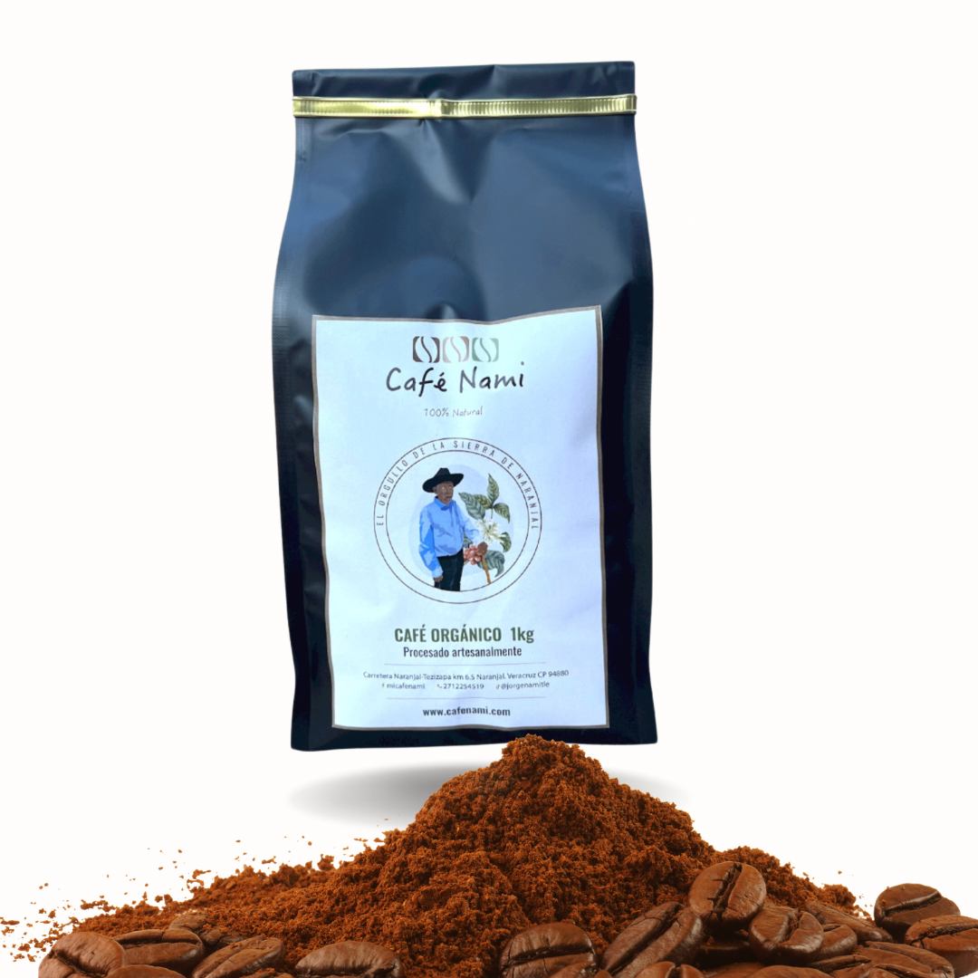 1.0 kg de Café Nami Molido Orgánico de alta selección
