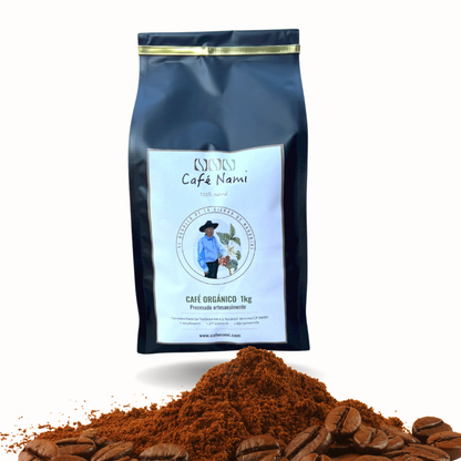 1.0 kg de Café Nami Molido Orgánico de alta selección